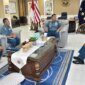Dankodiklatal Letjen TNI Marinir Nur Alamsyah terima Officer Call Kadiskum AL Laksma TNI Farid Ma'ruf