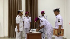 Dansatdik – 4 Kodiklatal Kolonel Marinir Hendy Dwibayu A Sertijab Wadan Satdik – 4