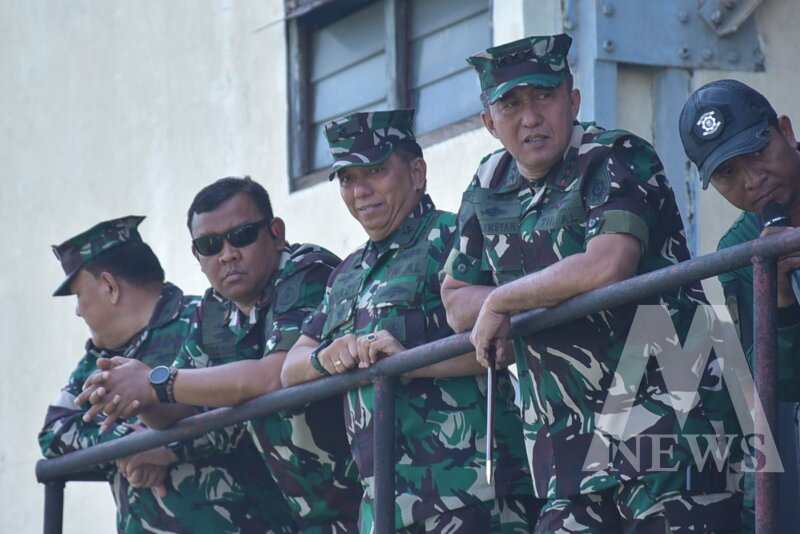 Dankodiklatal Letjen TNI Marinir Nur Alamsyah saksikan lomba Binsat Kormar