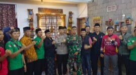 Polsek Warujayeng bersama Ikatan Pencak Silat Indonesia Tanjunganom