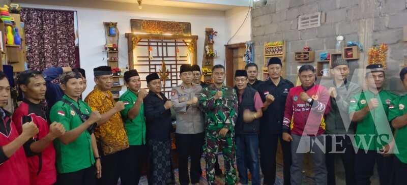 Polsek Warujayeng bersama Ikatan Pencak Silat Indonesia Tanjunganom