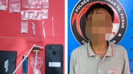 Polisi tangkap tersangka beserta barang buktinya