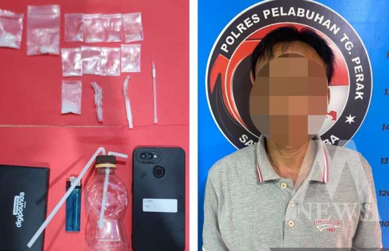 Polisi tangkap tersangka beserta barang buktinya