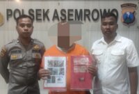 Polsek Asemrowo tangkap tersangka beserta barang buktinya