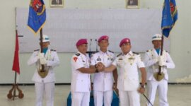 Danpusdikif Kodikmar Kodiklatal Letkol Marinir Briand Iwan Prang pimpin sertijab Dansepaif dan Dansetaif Kodikmar Kodiklatal