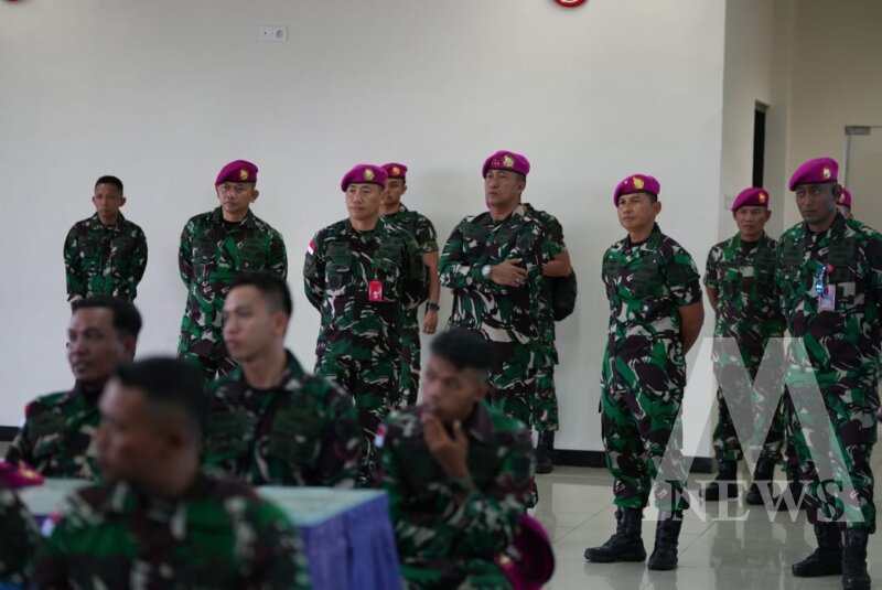 Dankodiklatal Letjen TNI Marinir Nur Alamsyah lepas Delegasi TNI Latgabma Keris Woomera