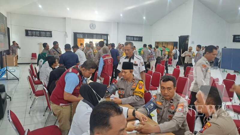 Polres Magetan gelar Rikkes personel jelang PAM TPS