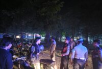 Polres Nganjuk gelar patroli skala besar di akhir pekan