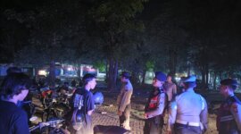 Polres Nganjuk gelar patroli skala besar di akhir pekan