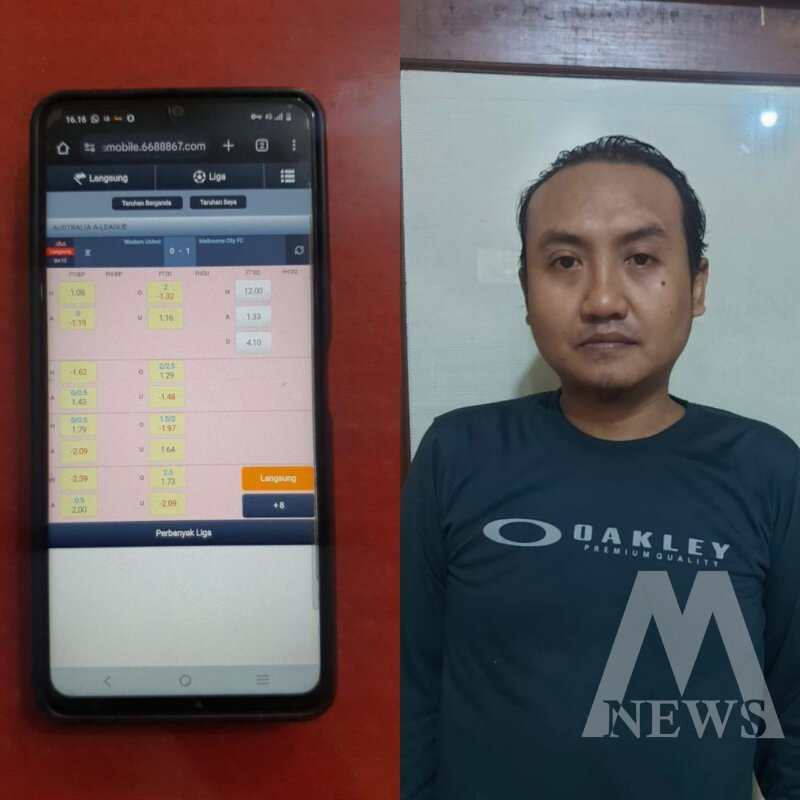 Polisi tangkap pelaku judol beserta barang buktinya