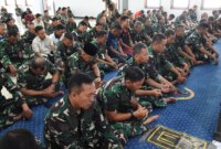 Kodiklatal gelar doa bersama untuk keselamatan tugas TNI AL