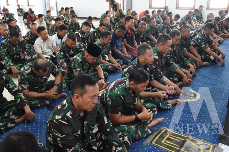 Kodiklatal gelar doa bersama untuk keselamatan tugas TNI AL
