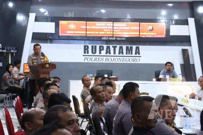 Polres Bojonegoro gelar rakor pengamanan sepakbola