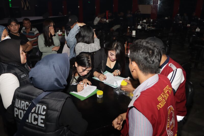 Polres Tuban razia tempat hiburan malam cegah peredaran Narkoba