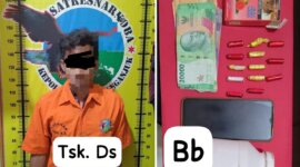 Polisi tangkap pengedar Narkoba beserta barang buktinya