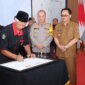 Polres Blitar bersama Forkompimda dan perguruan pencak silat Blitar Raya gelar Silaturahmi