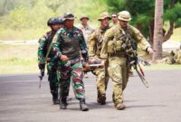 Prajurit TNI dan ADF latihan Ops evakuasi warga sipil