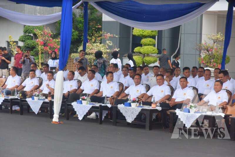 Dirdik Kodiklatal Brigjen TNI Marinir Fransisco Simanjorang hadiri Peringati Hari Armada ke-79