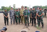 Dankodiklatal Letjen TNI Marinir Nur Alamsyah pimpin latgabma Keris Woomera 2024