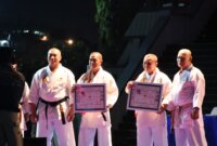 Dirdik Kodiklatal Brigjen TNI Marinir Francisco Simanjorang hadiri penutupan kejurnas Karate Piala Pangkoarmada RI 2024