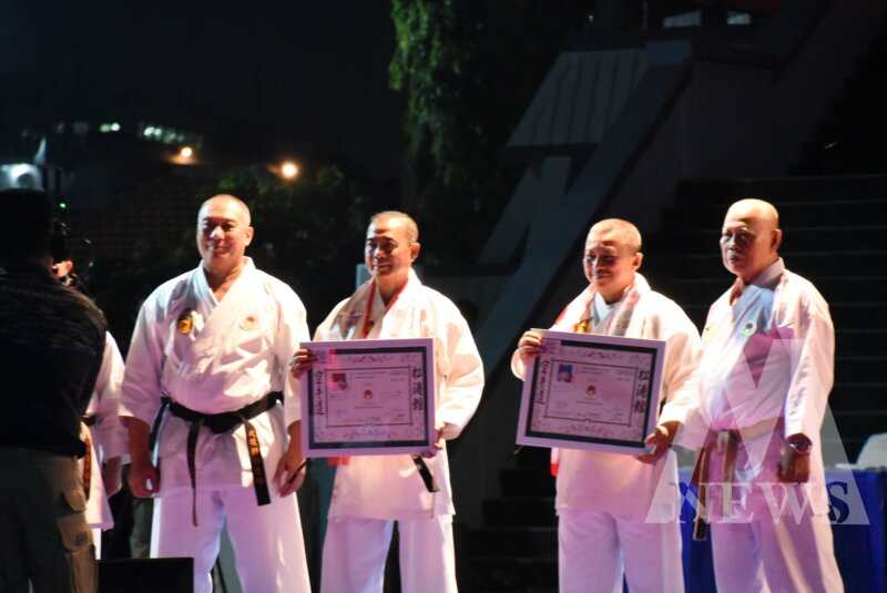 Dirdik Kodiklatal Brigjen TNI Marinir Francisco Simanjorang hadiri penutupan kejurnas Karate Piala Pangkoarmada RI 2024