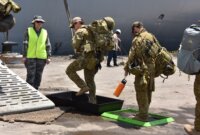 Prajurit TNI Lepas Kepulangan Pasukan ADF