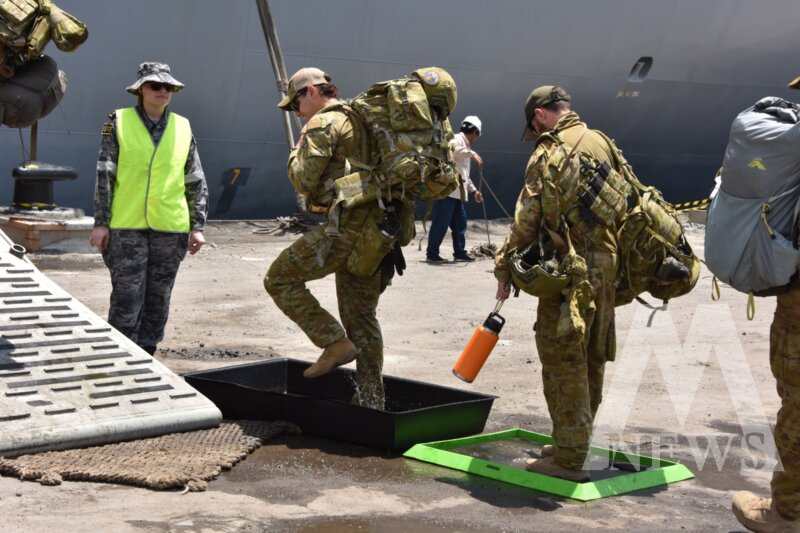 Prajurit TNI Lepas Kepulangan Pasukan ADF