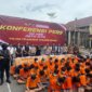 Polisi tangkap tersangka kasus Narkoba beserta barang buktinya