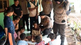 Tim Trauma Healing cek korban bencana Erupsi Gunung Lewotobi