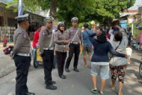 Satlantas Polres Kediri sosialisasi keselamatan berlalu lintas