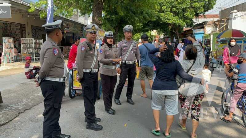 Satlantas Polres Kediri sosialisasi keselamatan berlalu lintas