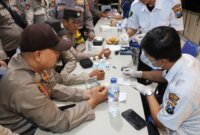 Polres Tanjung Perak cek kesehatan dan persiapan pengamanan TPS Pilkada