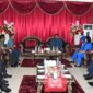 Dankodiklatal Letjen TNI Marinir Nur Alamsyah disambut Danlantamal VIII