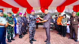 Dankodiklatal Letjen TNI Marinir Nur Alamsyah hadiri kirab siswa Dikmata Satdik-4 Manado