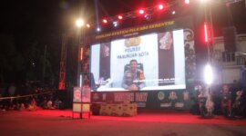 Polres Pasuruan Kota Gelar Nobar Timnas Indonesia Vs Saudi Arabia