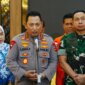 Kapolri Jenderal Listyo Sigit Prabowo bersama Panglima TNI Agus Subiyanto