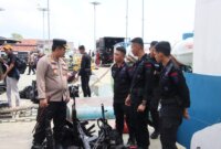 Kapolres Sumenep AKBP Henri Noveri Santoso lepas personil BKO