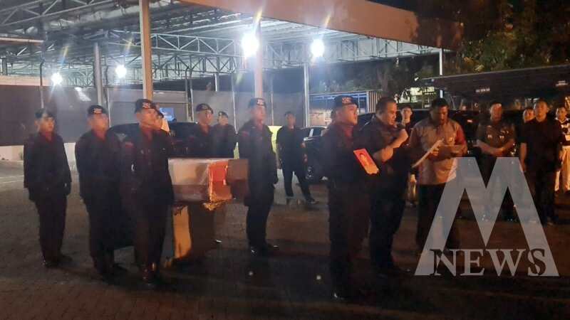 Almarhum AKP Ulil Ryanto sebelum di makamkan