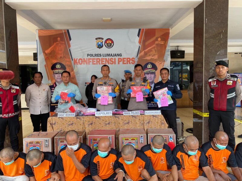 Polres Lumajang ungkap kasus Judi Online dan konvensional