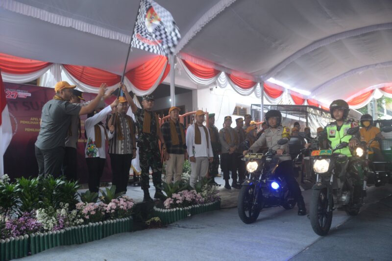 Polres Madiun Kota lepas pendistribusian logistik pilkada serentak