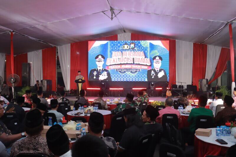 Polres Jember gelar doa bersama dan deklarasi damai