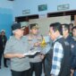 Kapolres Nganjuk AKBP Siswantoro cek TPS bersama Forkopimda