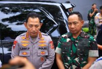 Kapolri Jenderal Listyo Sigit Prabowo dan Panglima TNI Agus Subiyanto