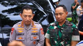 Kapolri Jenderal Listyo Sigit Prabowo dan Panglima TNI Agus Subiyanto