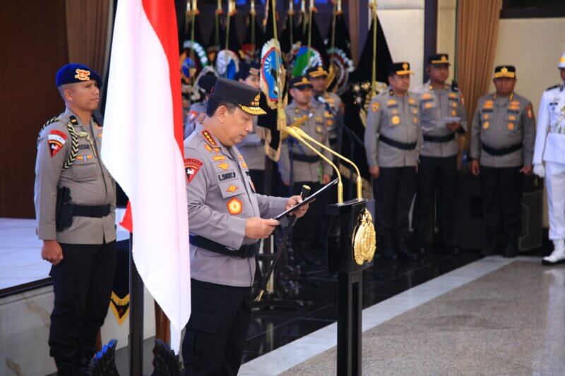 Kapolri Jenderal Listyo Sigit Prabowo pimpin sertijab 6 Pati Polri