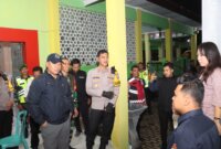 Kapolres Magetan AKBP Satria Permana dan Forkopimda patroli malam