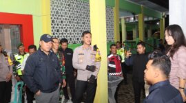 Kapolres Magetan AKBP Satria Permana dan Forkopimda patroli malam