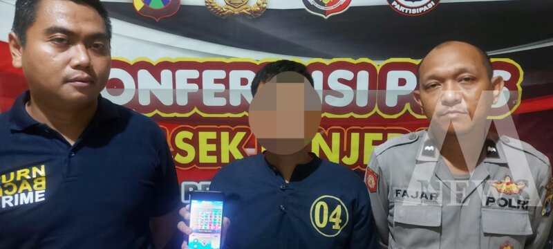 Polisi tangkap pelaku judol beserta barang buktinya