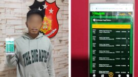 Polsek Krembangan tangkap pelaku judi online beserta barang buktinya