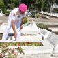 Dankodiklatal Letjen TNI Marinir Nur Alamsyah ziarah di TMP 10 November